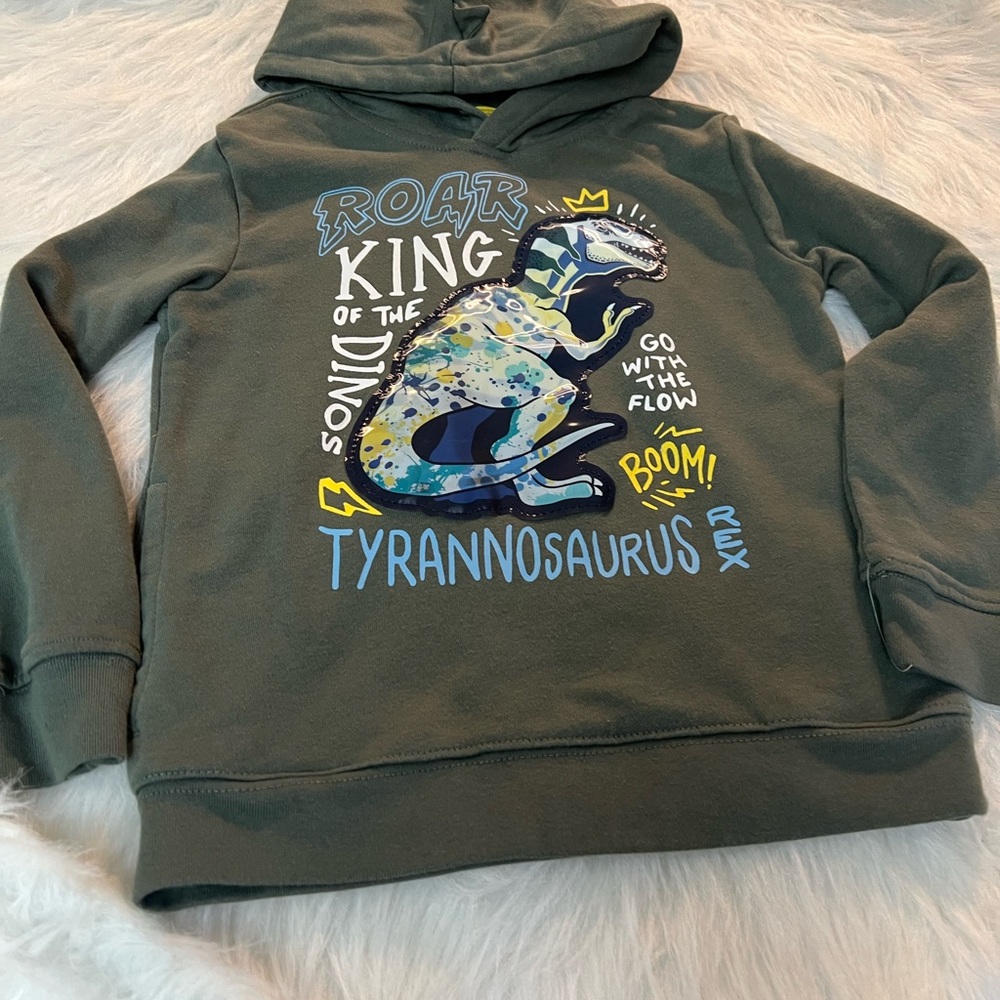 Garanimals Green Dinosaur Graphic Hoodie